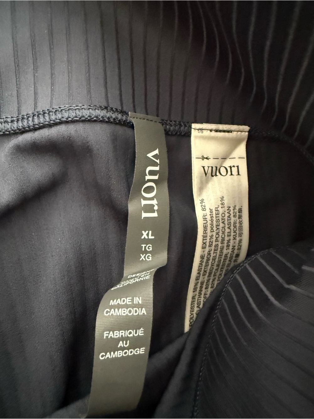 Vuori Inversion Rib Leggings - Picture 3 of 4